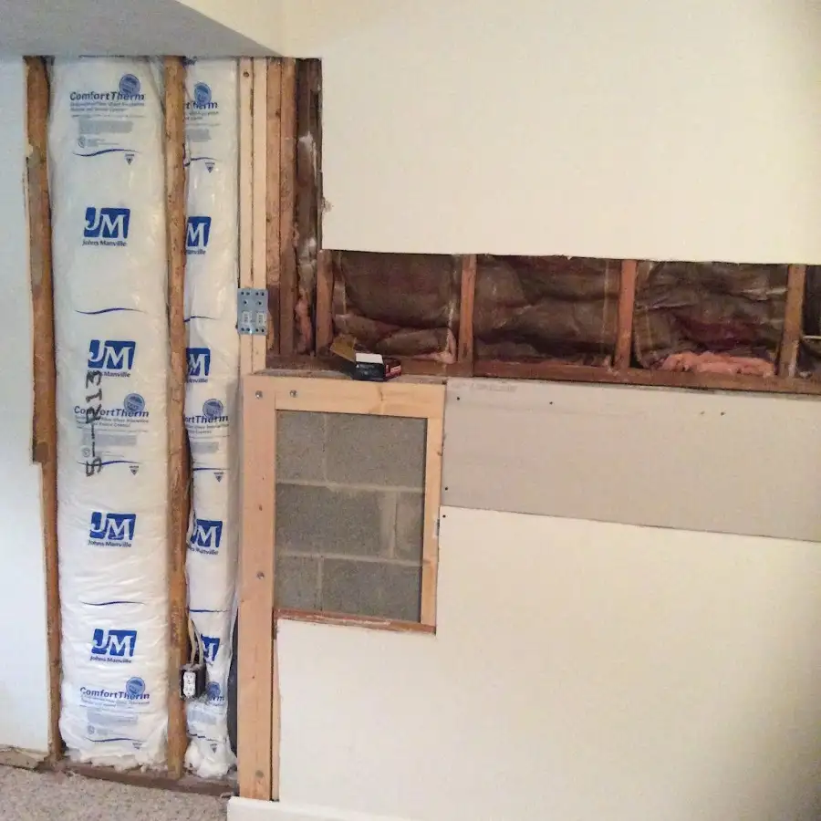 Wall insulation replacement during Odor Removal & Deodorization in Union